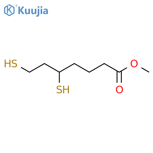 HEPTANOIC ACID, 5,7-DIMERCAPTO-, METHYL ESTER structure