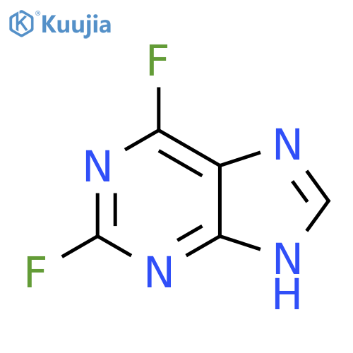 2,6-difluoro-9H-Purine structure