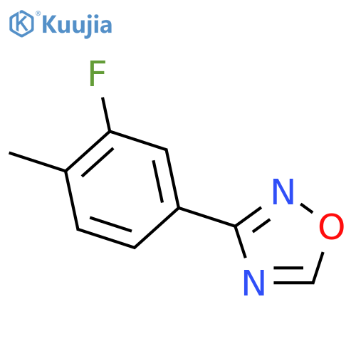 3-(3-Fluoro-4-methylphenyl)-1,2,4-oxadiazole structure