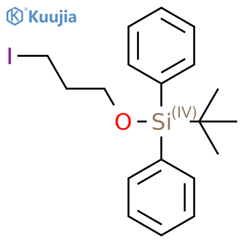 tert-butyl(3-iodopropoxy)diphenylsilane structure