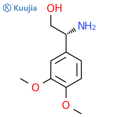 (2R)-2-amino-2-(3,4-dimethoxyphenyl)ethan-1-ol structure