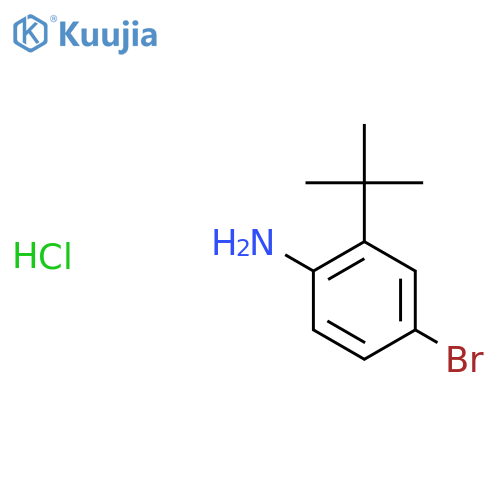 4-Bromo-2-tert-butylaniline hydrochloride structure