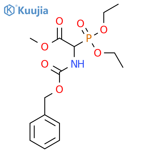 Methyl Cbz-Amino(diethoxyphosphoryl)acetate structure
