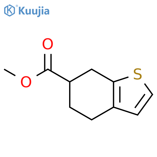 methyl 4,5,6,7-tetrahydrobenzo[b]thiophene-6-carboxylate structure