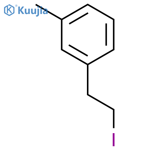 Benzene, 1-(2-iodoethyl)-3-methyl- structure