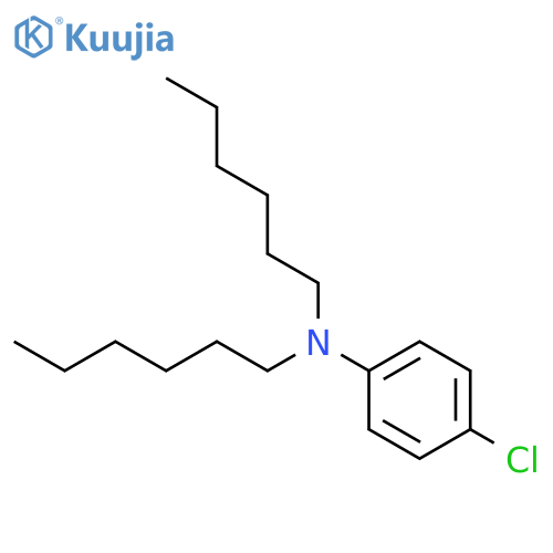 4-chloro-N,N-dihexylaniline structure