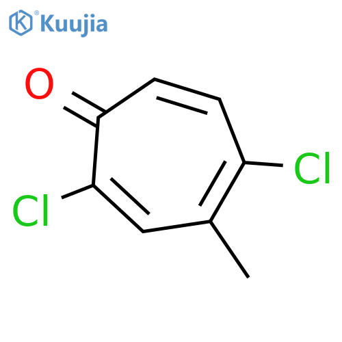 2,4,6-CYCLOHEPTATRIEN-1-ONE, 2,5-DICHLORO-4-METHYL- structure