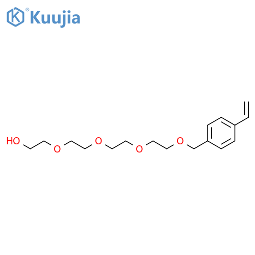 2,5,8,11-Tetraoxatridecan-13-ol, 1-(4-ethenylphenyl)- structure