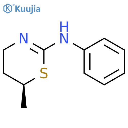 4H-1,3-Thiazin-2-amine, 5,6-dihydro-6-methyl-N-phenyl-, (S)- structure