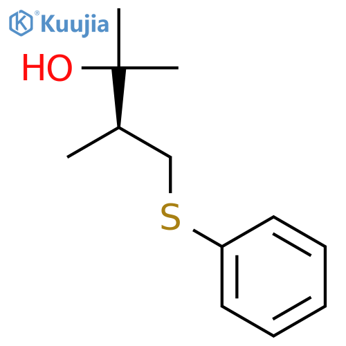 (S)-2,3-Dimethyl-4-(phenylthio)-2-butanol structure