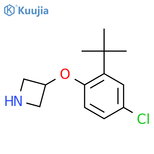 3-2-(tert-Butyl)-4-chlorophenoxyazetidine structure