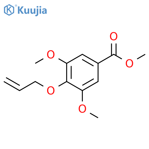 Benzoic acid, 3,5-dimethoxy-4-(2-propen-1-yloxy)-, methyl ester structure