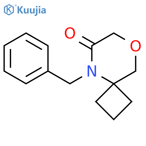 5-benzyl-8-oxa-5-azaspiro3.5nonan-6-one structure