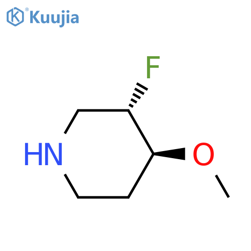 trans-3-fluoro-4-methoxypiperidine structure