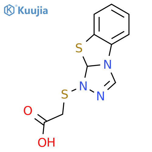 (Benzo[4,5]thiazolo[2,3-c][1,2,4]triazol-3-ylsulfanyl)-acetic acid structure