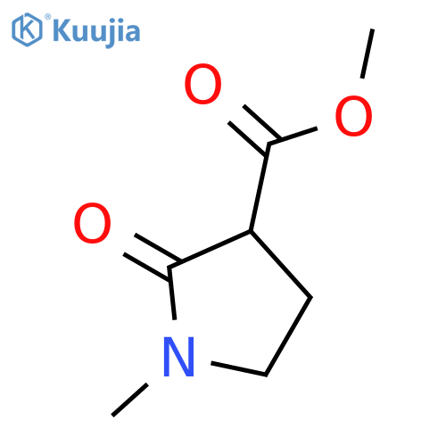 Methyl 1-methyl-2-oxopyrrolidine-3-carboxylate structure