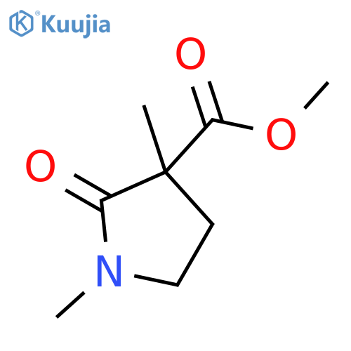 3-Pyrrolidinecarboxylic acid, 1,3-dimethyl-2-oxo-, methyl ester structure