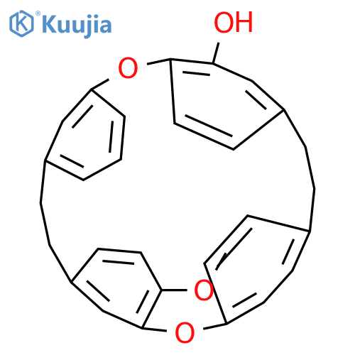 2,15-Dioxapentacyclo[20.2.2.216,19.13,7.110,14]triaconta-3,5,7(30),10,12,14(29),16,18,22,24,25,27-dodecaen-17-ol,4-methoxy- structure