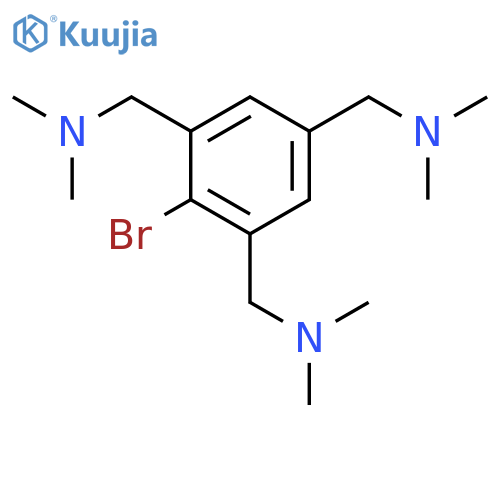1,3,5-Benzenetrimethanamine, 2-bromo-N,N,N',N',N'',N''-hexamethyl- structure