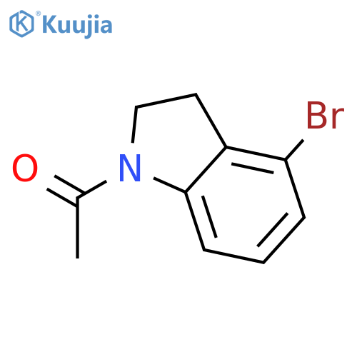 1-(4-Bromoindolin-1-yl)ethanone structure