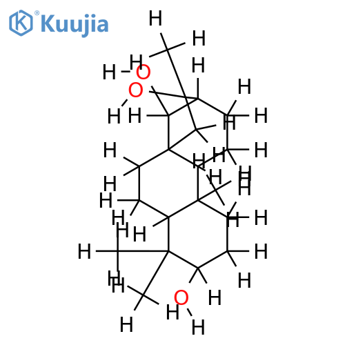 3alpha,14beta,16alpha-trihydroxy-ent-kaurane structure