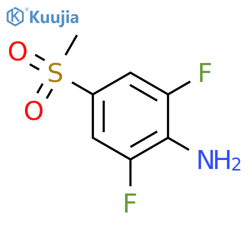 2,6-Difluoro-4-(methylsulfonyl)aniline structure