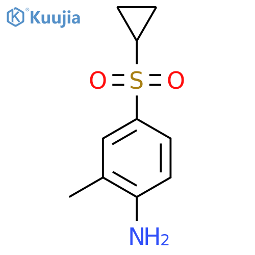 4-(Cyclopropylsulfonyl)-2-methylaniline structure