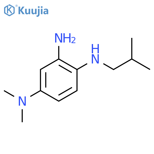 1,2,4-Benzenetriamine, N4,N4-dimethyl-N1-(2-methylpropyl)- structure