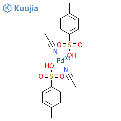 Bis(acetonitrile)palladium(ii) p-Toluenesulfonate structure