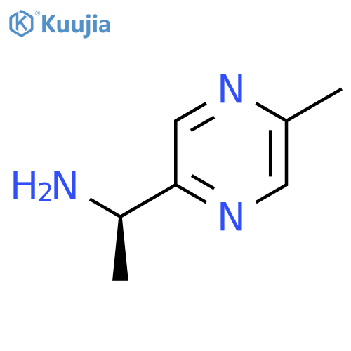 (1R)-1-(5-methylpyrazin-2-yl)ethan-1-amine structure
