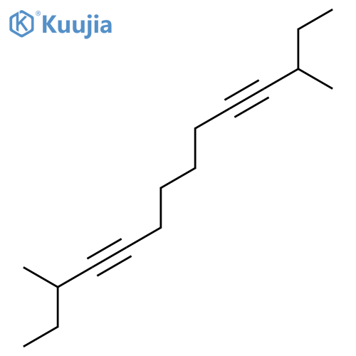 4,10-Tetradecadiyne, 3,12-dimethyl- structure