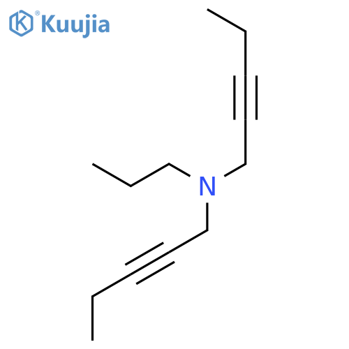 2-Pentyn-1-amine, N-2-pentynyl-N-propyl- structure