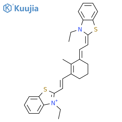 Benzothiazolium, 3-ethyl-2-[2-[3-[(3-ethyl-2(3H)-benzothiazolylidene)ethylidene]-2-methyl- 1-cyclohexen-1-yl]ethenyl]- structure