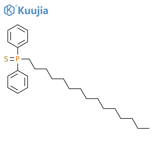 Phosphine sulfide, pentadecyldiphenyl- structure
