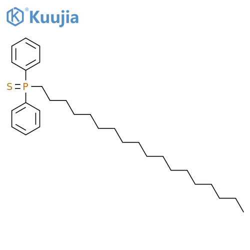 Phosphine sulfide, octadecyldiphenyl- structure