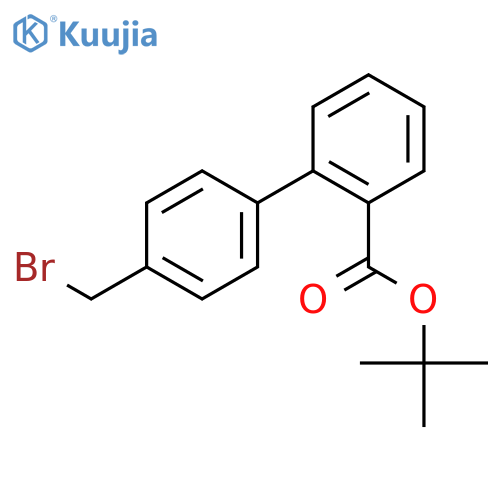 4’-(Bromomethyl)biphenyl-2-carboxylic Acid tert-Butyl Ester structure