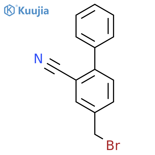 4’-Bromomethyl-2-cyanobiphenyl structure