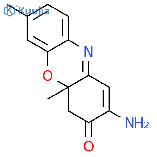 2-Amino-4a,7-dimethyl-4,4a-dihydro-3H-phenoxazin-3-one structure