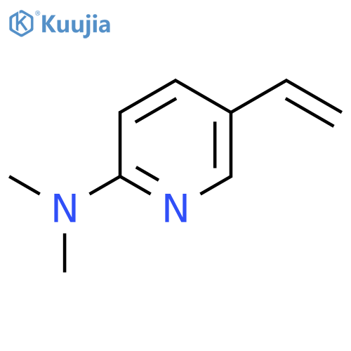 5-ethenyl-N,N-dimethylpyridin-2-amine structure