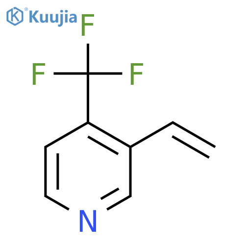 3-ethenyl-4-(trifluoromethyl)pyridine structure