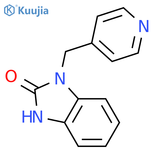 1-(Pyridin-4-ylmethyl)-1H-benzo[d]imidazol-2(3H)-one structure