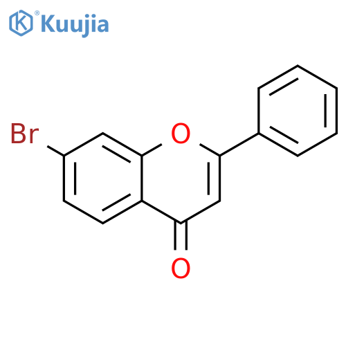 7-bromo-2-phenylchromen-4-one structure
