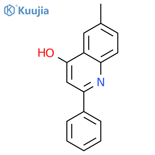 4-Hydroxy-6-methyl-2-phenylquinoline structure