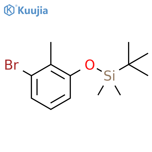 Benzene, 1-bromo-3-[[(1,1-dimethylethyl)dimethylsilyl]oxy]-2-methyl- structure