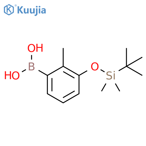 Boronic acid, B-[3-[[(1,1-dimethylethyl)dimethylsilyl]oxy]-2-methylphenyl]- structure