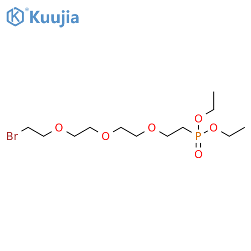 Bromo-PEG3-phosphonic acid diethyl ester structure