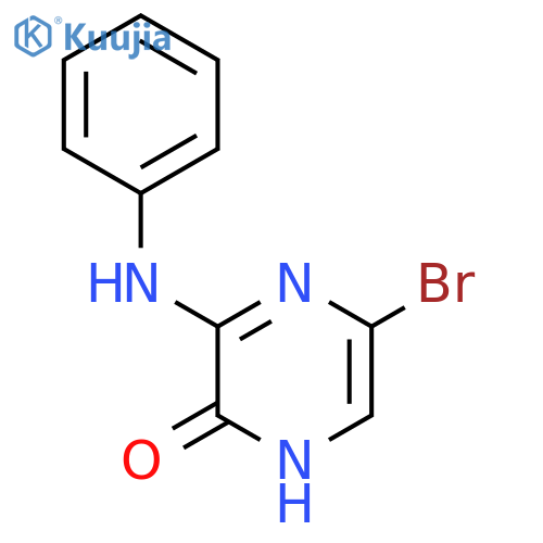 5-Bromo-3-(phenylamino)-1,2-dihydropyrazin-2-one structure