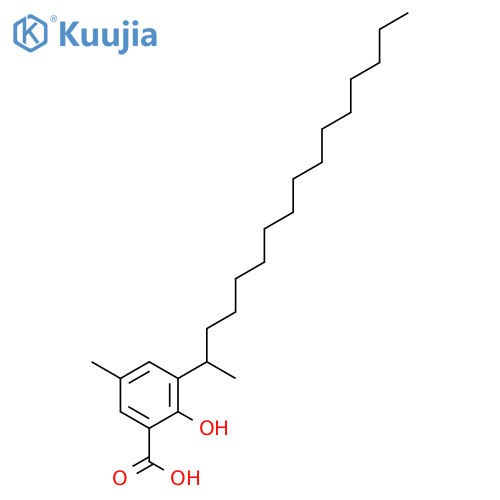 3-hexadecan-2-yl-2-hydroxy-5-methylbenzoic acid structure