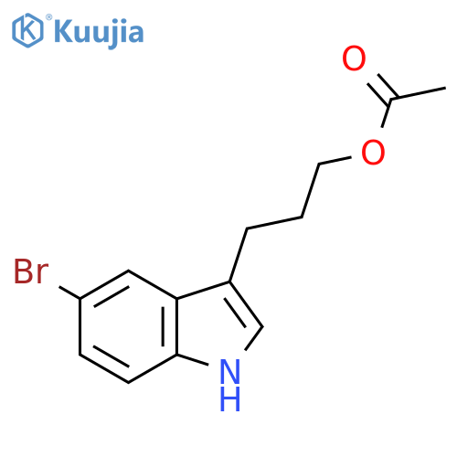 3-(5-Bromo-1h-indol-3-yl)propyl acetate structure