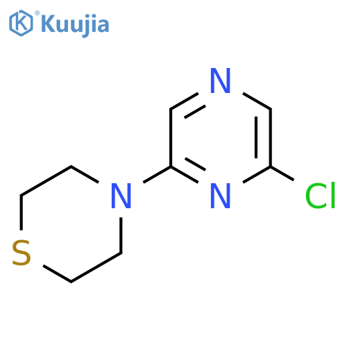 4-(6-Chloropyrazin-2-yl)thiomorpholine structure